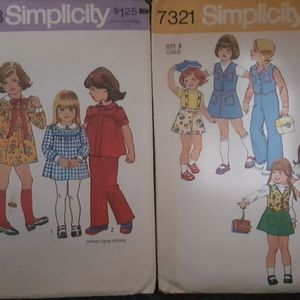 Big Lot of Vintage Girls Sewing Patterns